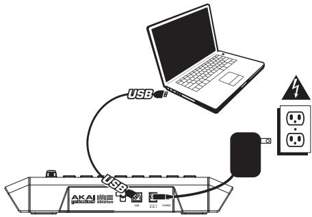 AKAI APC20 - SCHEMA De connexion - 1
