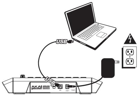 AKAI APC20 - CONNECTION DIAGRAM - 1