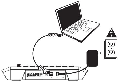 AKAI APC20 - DIAGRAMA DE CONEXION - 1