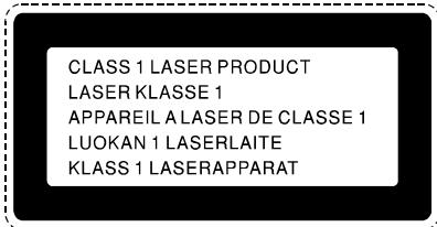 AKAI AR4100 - CLASS 1 LABEL - 1