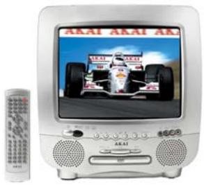 AKAI CTS141MTD - Television - TV-DVD Combi - 14" (37 cm) - 1