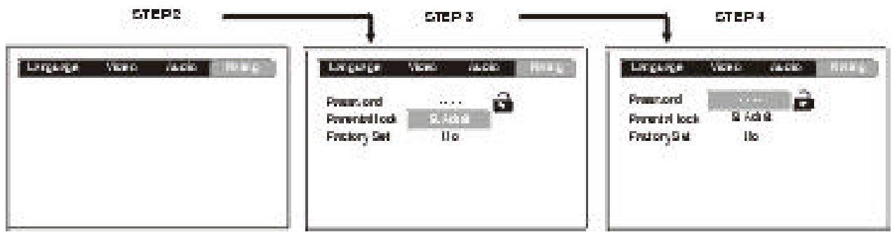 AKAI DVR4100VSS - Password/Parental lock - 3