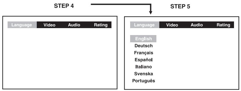 AKAI DVR4200SS - LANGUAGE setting - 1