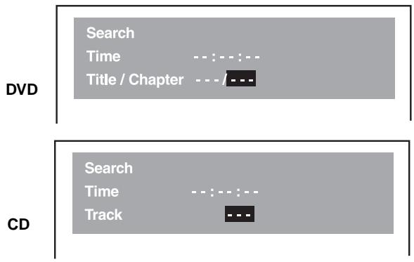 AKAI DVR4200SS - Locating a specific title / chapter / track DVD CD VCD - 1
