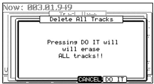 AKAI MPC5000 - - Deleting all Tracks - 1