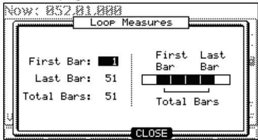 AKAI MPC5000 - Setting the Loop for a Sequence - 1