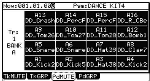 AKAI MPC5000 - Muting Individual Samples from a Program with Pads (Pad Mute) - 1