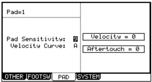 AKAI MPC5000 - ■ Adjustment of Pad Sensitivity and Velocity Curve - 1