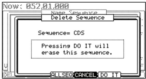 AKAI MPC5000 - - Deleting a Sequence - 1