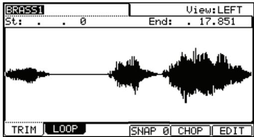 AKAI MPC5000 - Setting the Start / End Points - 1
