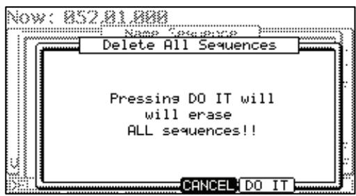 AKAI MPC5000 - - Deleting All Sequences - 1