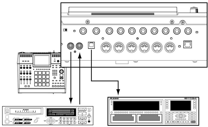 AKAI MPC5000 - Digital Connectivity Example - 1
