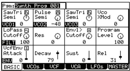 AKAI MPC5000 - Basic Editing of a Synth Program - 2