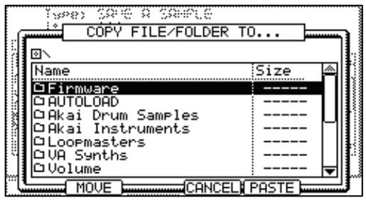 AKAI MPC5000 - Copying Files - 2