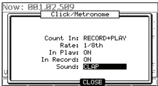 AKAI MPC5000 - Click/Metronome - 1