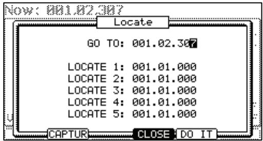 AKAI MPC5000 - Saving a Locate point - 1