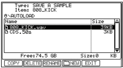 AKAI MPC5000 - Copying Files - 1