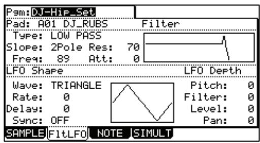 AKAI MPC5000 - 'Rate' field - 1