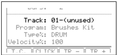 AKAI MPC5000 - Track' field - 1