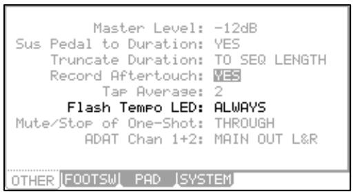 AKAI MPC5000 - ■ Flash Tempo LED - 1