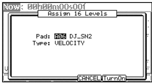 AKAI MPC5000 - levels function ([16 LEVEL] button) - 1