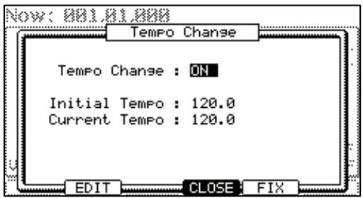 AKAI MPC5000 - Changing Tempo of All Sequences At One Time - 1