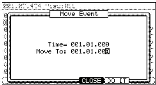 AKAI MPC5000 - Moving an Event - 1