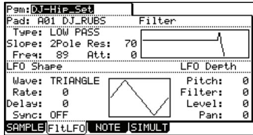 AKAI MPC5000 - Setting the Filter - 1