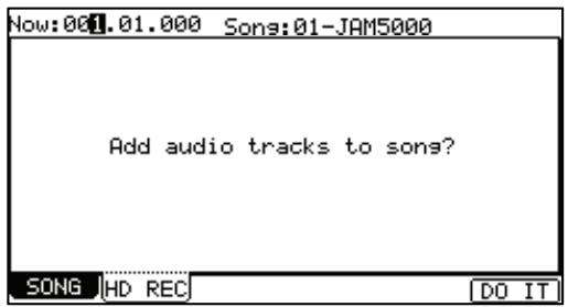 AKAI MPC5000 - Adding Hard Disk Tracks to a Song - 1