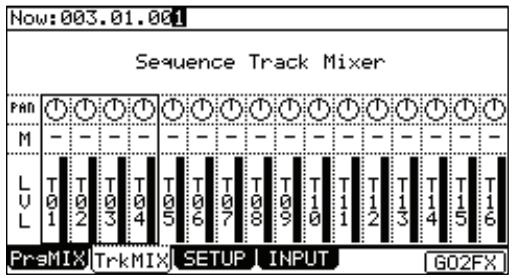 AKAI MPC5000 - Track Mixer - 1