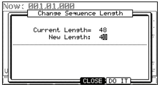 AKAI MPC5000 - Setting the Length of a Sequence - 1