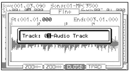 AKAI MPC5000 - Choosing the Track to View - 1