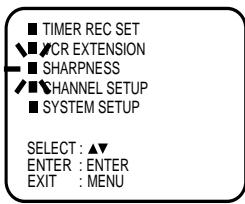 AKAI VSK206M - Press MENU. - 1