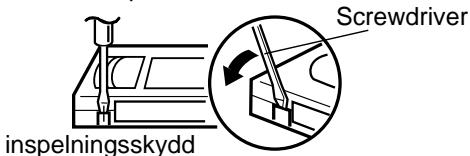 AKAI VSK206M - To prevent accidental erasure - 1