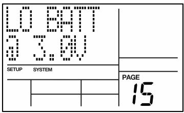 AKAI XR20 - Page 15 / LOW BATTERY WARNING (LO BATT) - 1