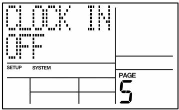 AKAI XR20 - Page 5 / ACCEPT EXTERNAL CLOCK VALUE (CLOCK IN) - 1