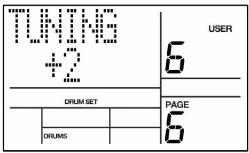 AKAI XR20 - PAGE 6: TUNING - 1