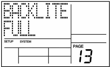AKAI XR20 - Page 13 / BACKLIGHT BRIGHTNESS (BACKLITE) - 1