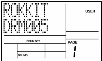 AKAI XR20 - SELECTING A DRUM SET - 1