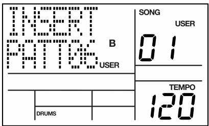 AKAI XR20 - Inserting a New Step Between Two Existing Song Steps - 1