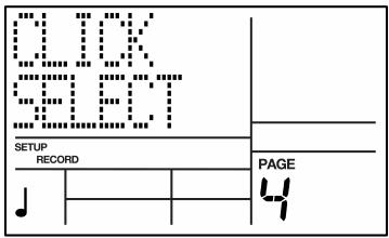 AKAI XR20 - PAGE 4: ENABLE CLICK AND SET RHYTHM (CLICK SELECT) - 1