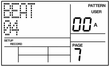AKAI XR20 - PAGE 7: BEAT VALUE - 1