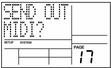 AKAI XR20 - Page 17 / SEND SONG AND PATTERN DATA TO MIDI SYS EX STORAGE DEVICE (SEND OUT MIDI?) - 1