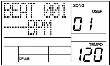 AKAI XR20 - INSERTING A TEMPO CHANGE IN A SONG - 1