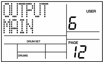 AKAI XR20 - PAGE 12: OUTPUT - 1