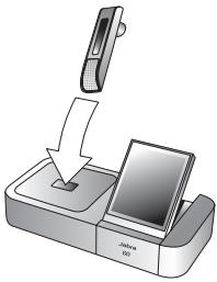 JABRA GO 6470 - Storing and charging the headset: - 1