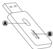 JABRA GO 660 - JABRA LINK 320 適配器 - 1
