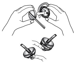 JABRA PRO 9460 DUO - Detacher le serre tete - 2