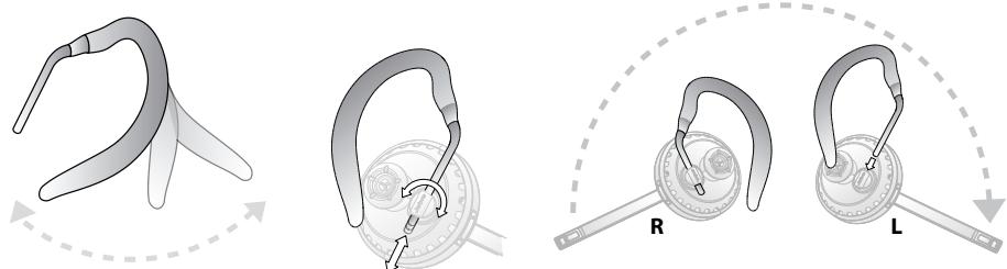 JABRA PRO 9460 DUO - Montage du contour d'oreille - 1