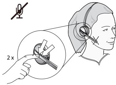 JABRA PRO 9460 DUO - CONTROLLE DU VOLUME DU HAUT-PARLEUR ET DU MICROPHONE - 2